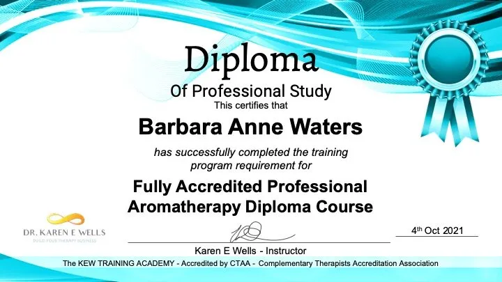 Diploma For Barbara Waters